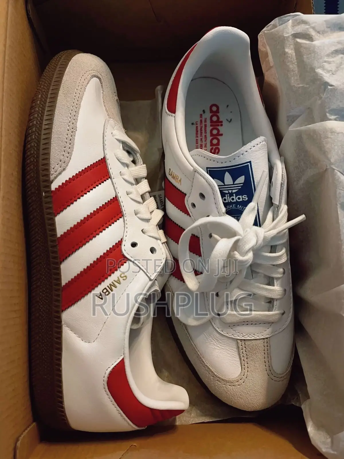 New Adidas Samba Og White/Red