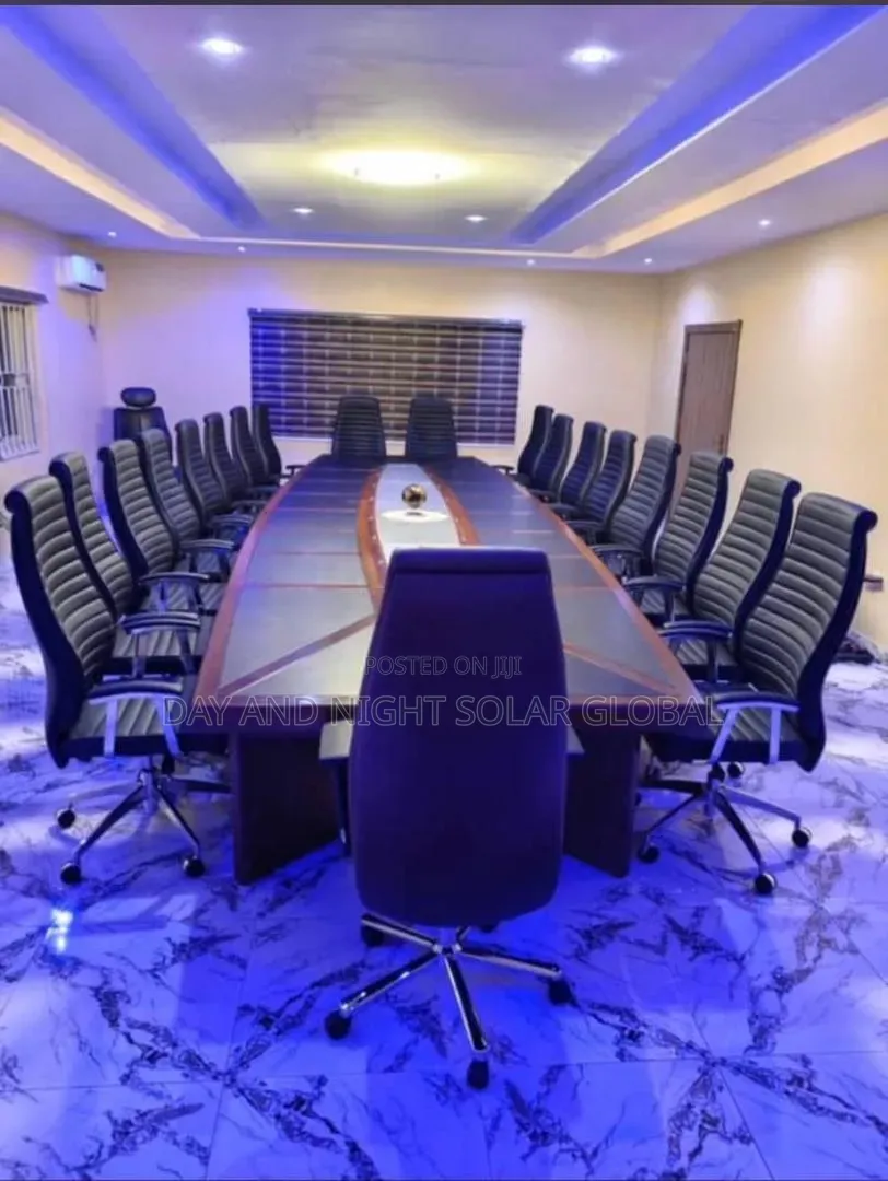 Conference Table With 15 Office Chairs