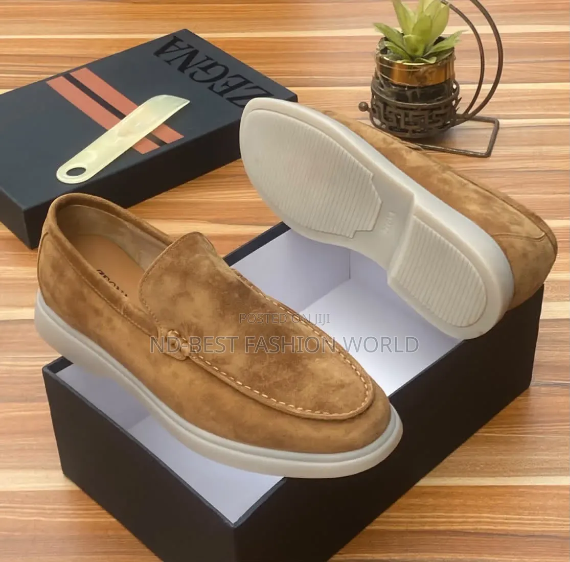 Zegna Suede Shoes