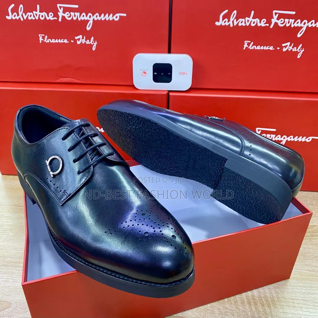 Black Ferragamo Shoes