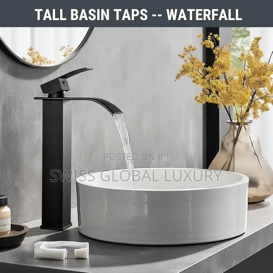 High Grade Half-Cut Waterfall Basin Mixer Tap