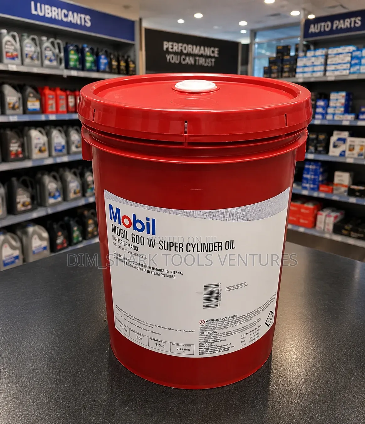 20Litre Pail of Mobil 600W Super Cylinder Oil/Mineral Lubricant