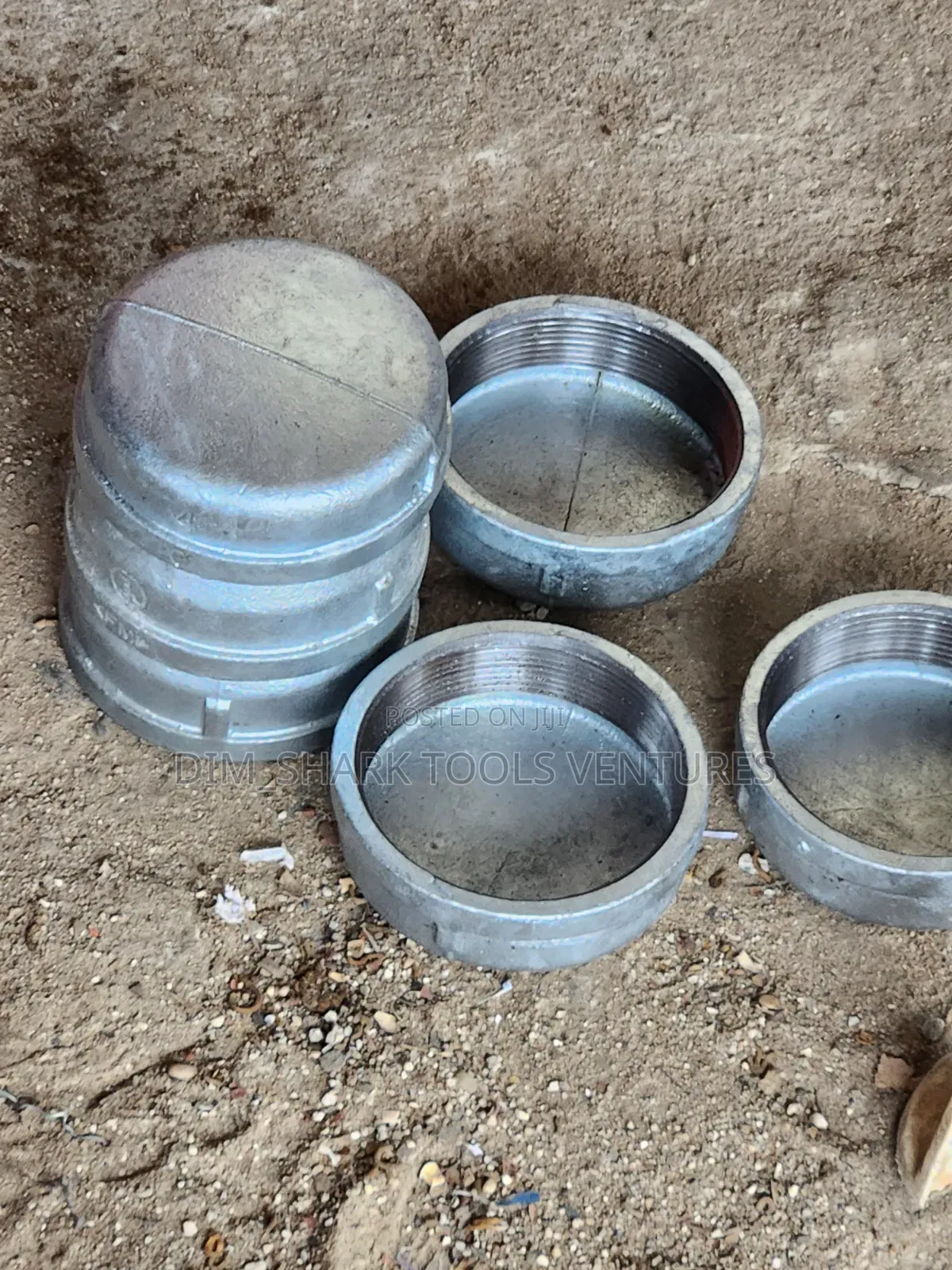 4"inches Female-Threaded Pipe End Caps(galvanize)