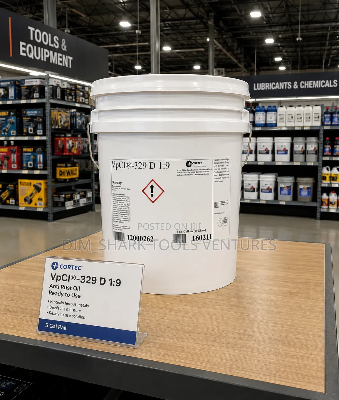 20Litre Cortec VpCI-329 D, an Oil-Based,ready-to-Use Rust Preventative