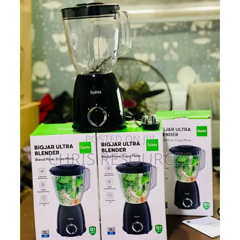 Syinix Big Jar Ultra Blender (Model: SBL45E3).