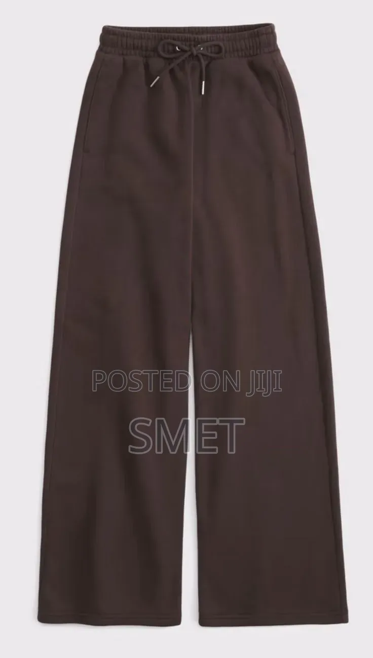 Unisex Wide Leg Joggers Sweatpants Palazzo Joggers Available in Colors