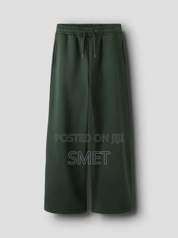 Unisex Wide Leg Joggers Sweatpants Palazzo Joggers Available in Colors