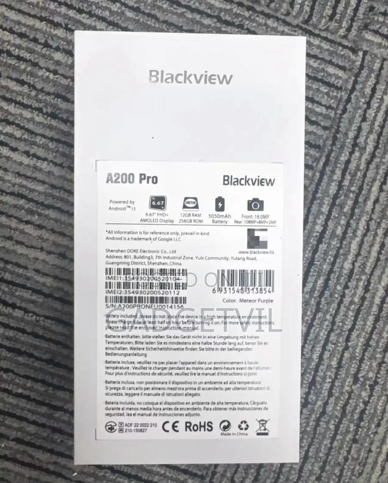 New Mobile Phone 256 GB Black