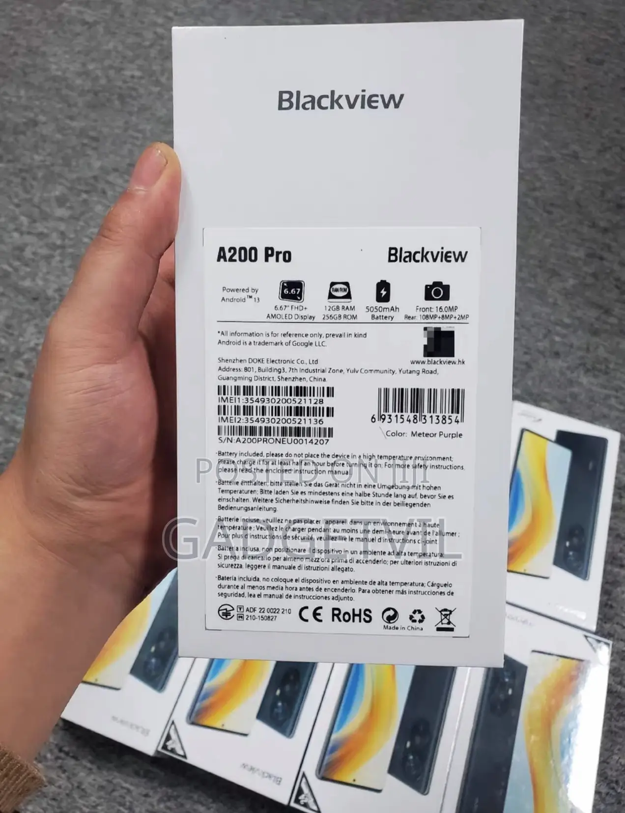 New Mobile Phone 256 GB Black