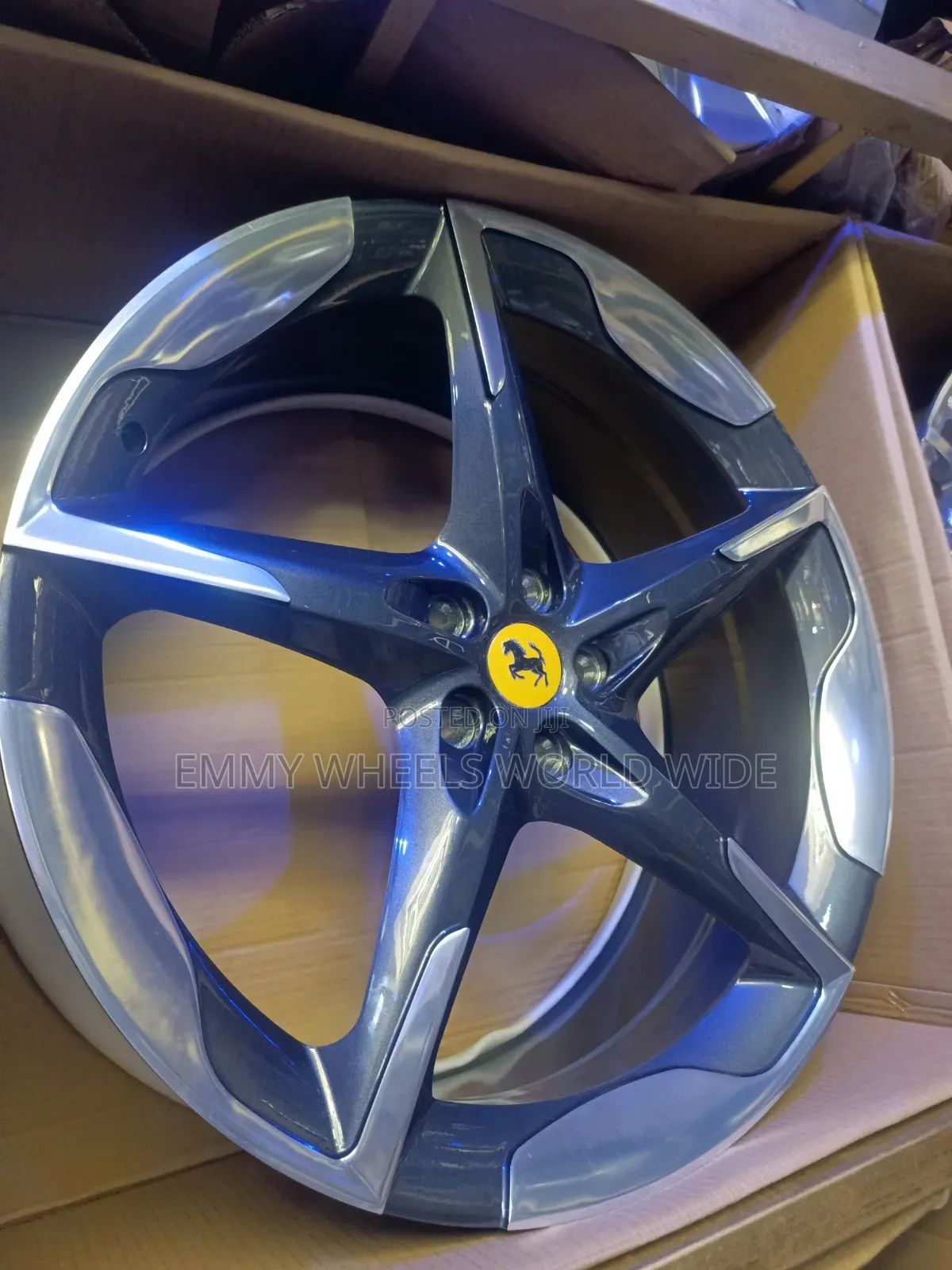 Ferrari Purosangue 22 Inch Forged Wheels,Grigio Dark Diamond
