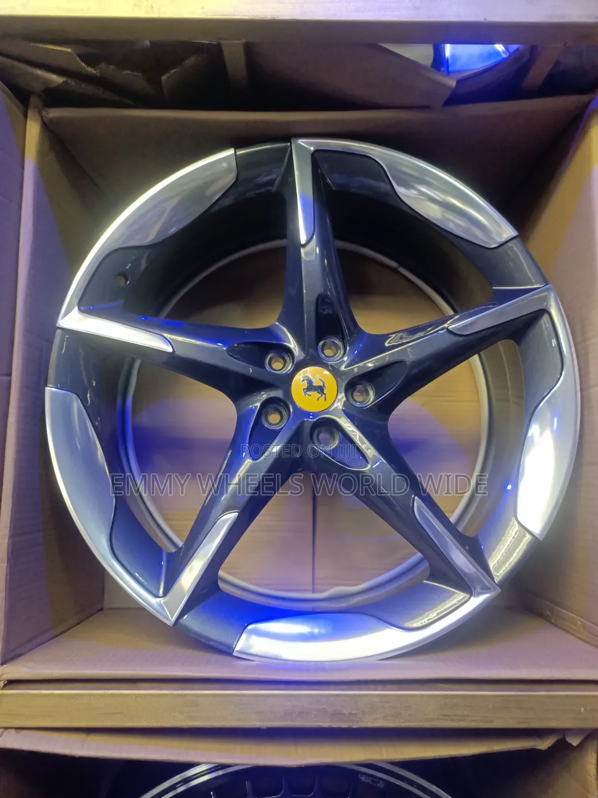 Ferrari Purosangue 22 Inch Forged Wheels,Grigio Dark Diamond