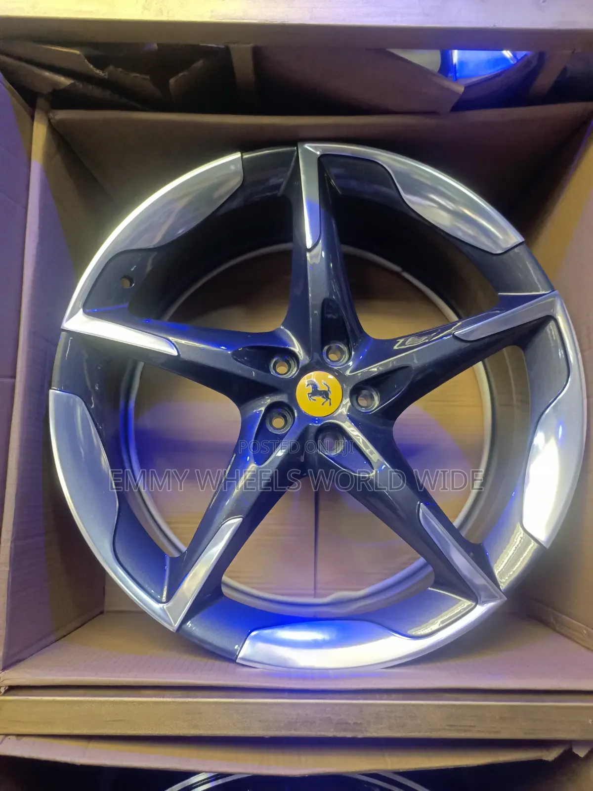 Ferrari Purosangue 22 Inch Forged Wheels,Grigio Dark Diamond