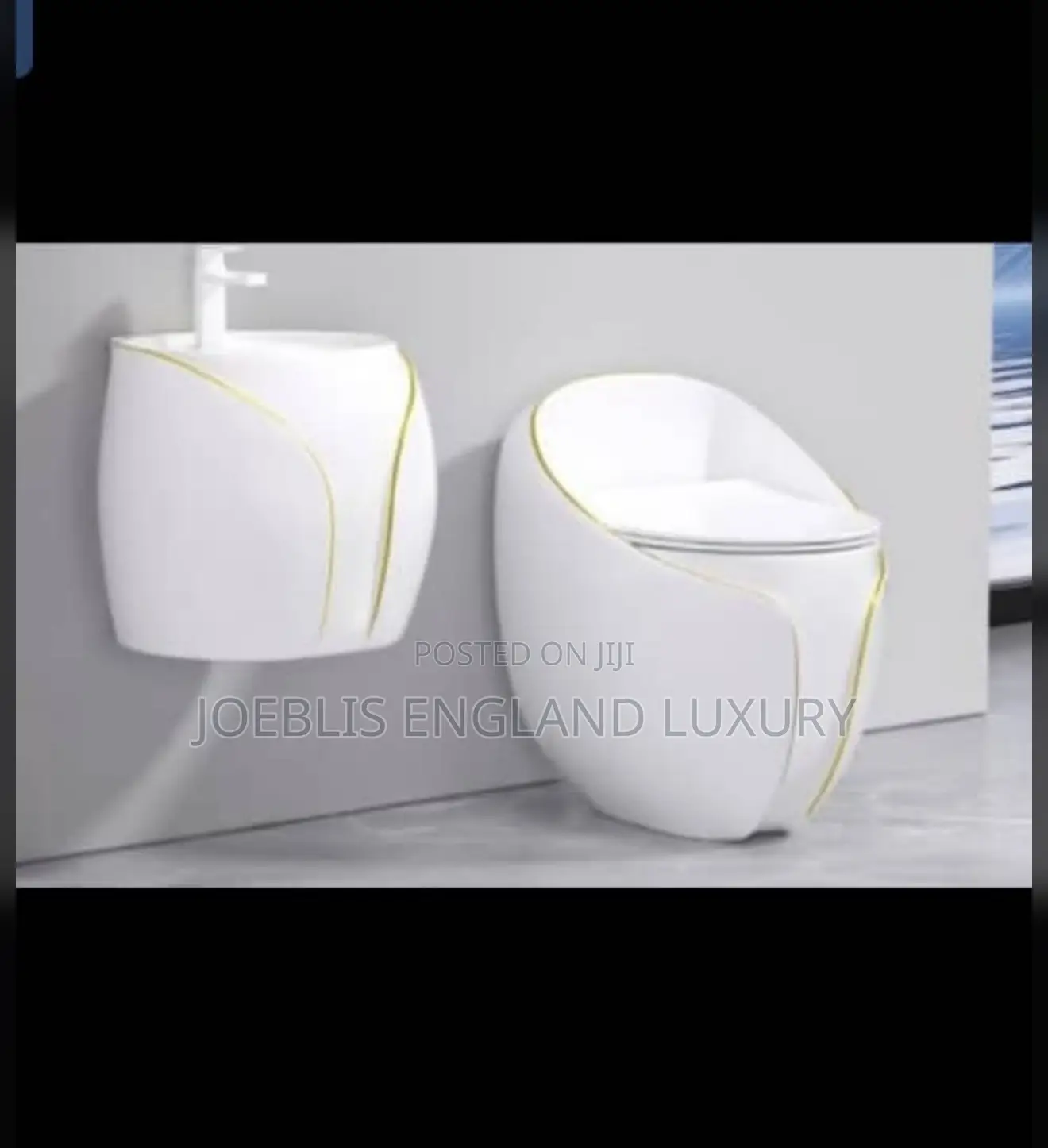 White and Gold Executives Wc