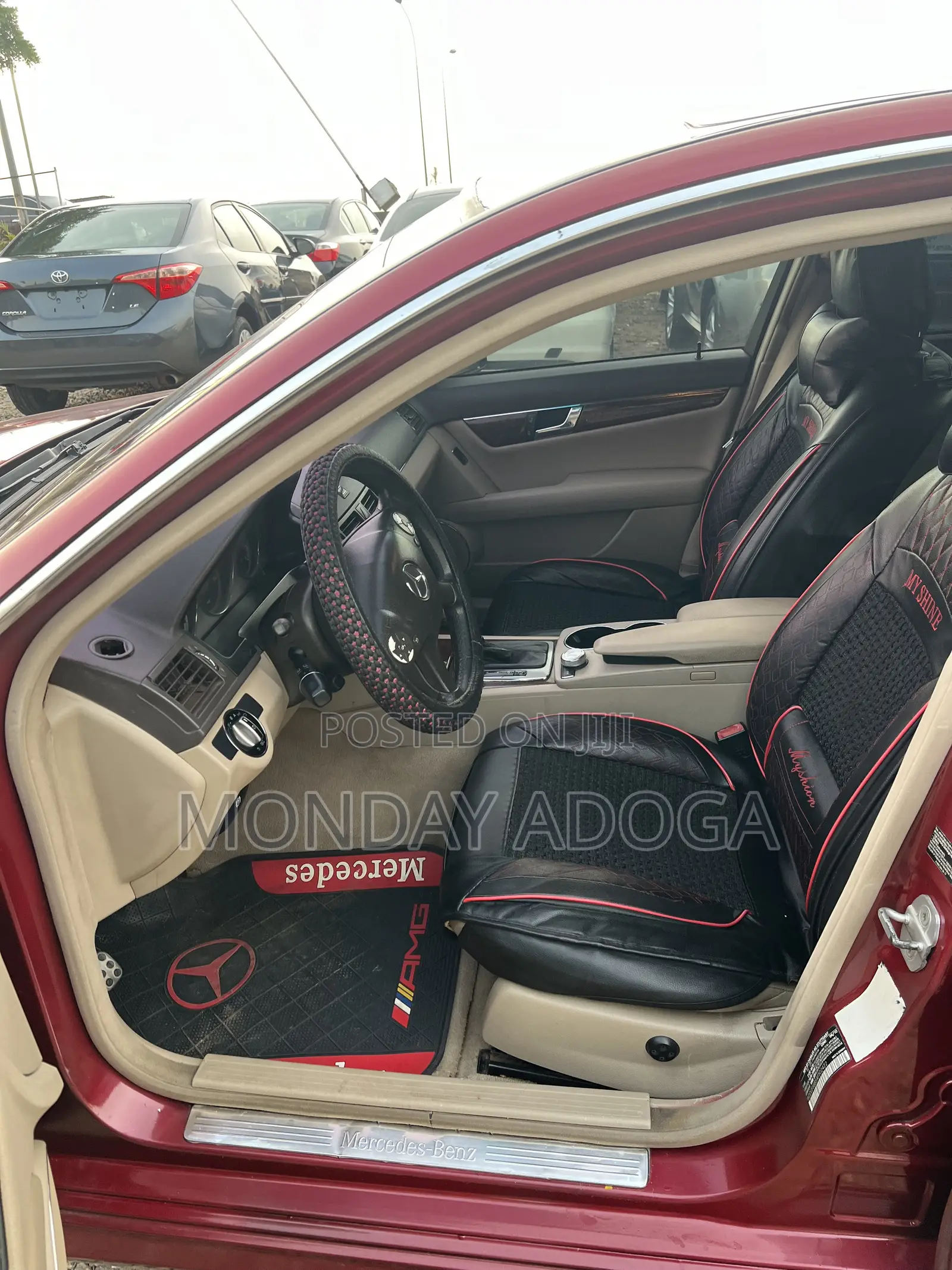 Mercedes-Benz C300 Luxury Sedan AWD (3.0L 6cyl 7A) 2009 Red