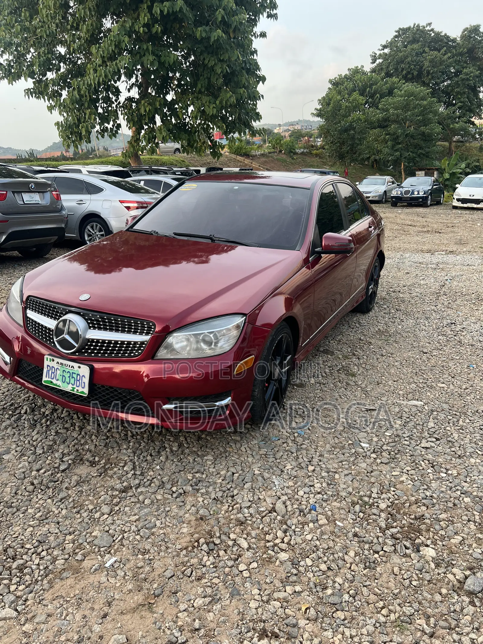Mercedes-Benz C300 Luxury Sedan AWD (3.0L 6cyl 7A) 2009 Red
