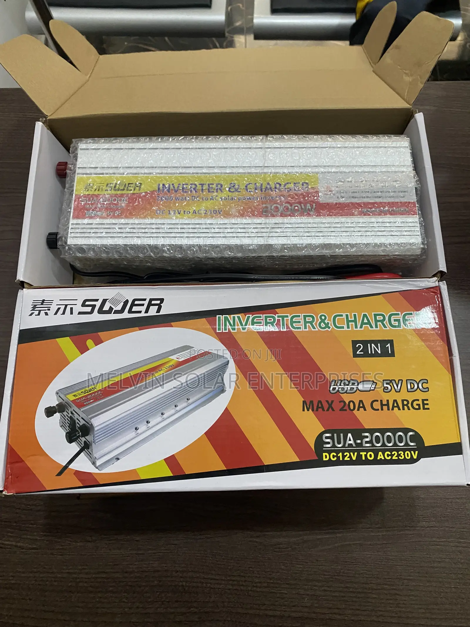 Souer Solar Sachet Inverter 2000watts With in Built Charger Controller