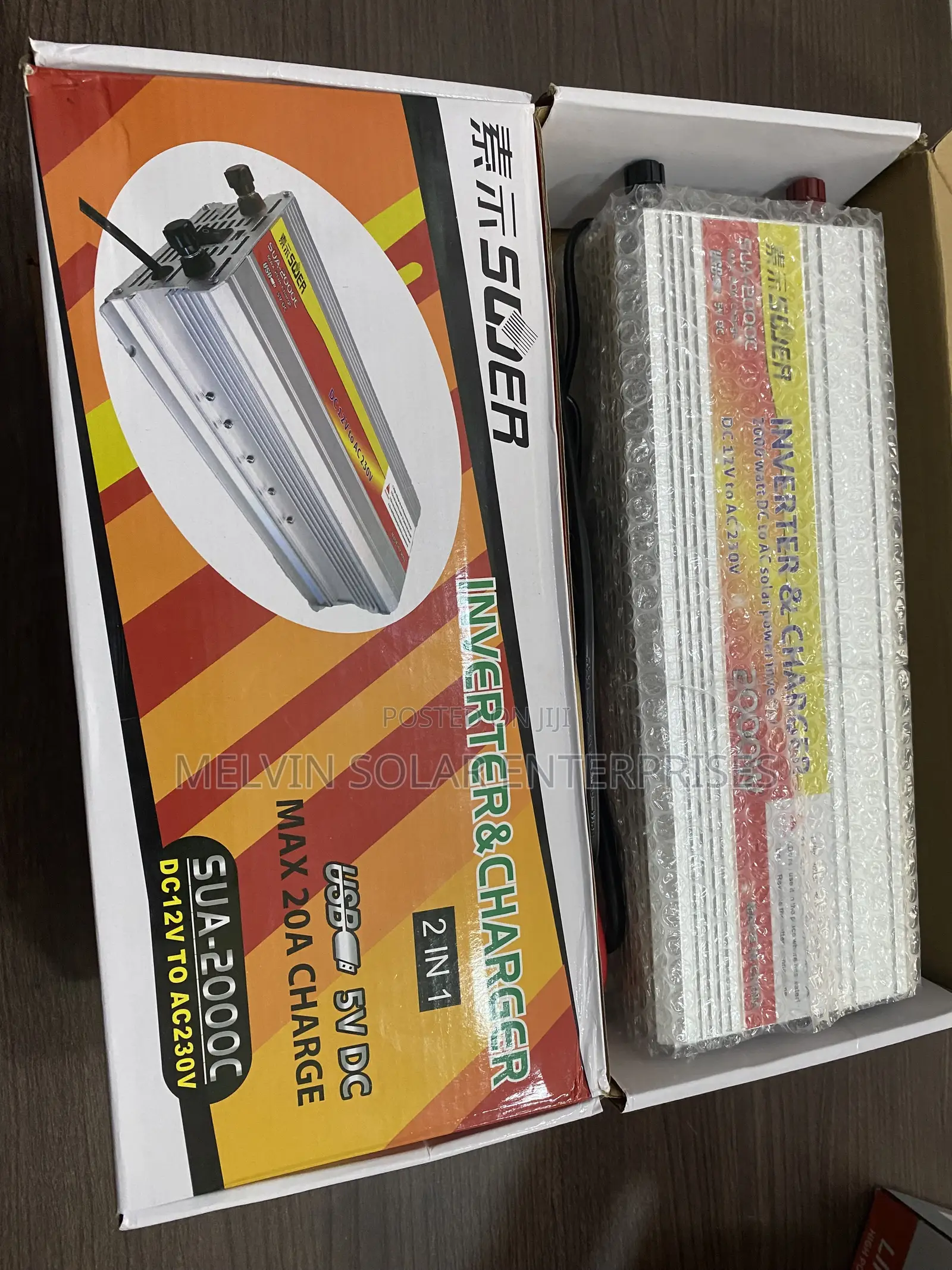 Souer Solar Sachet Inverter 2000watts With in Built Charger Controller