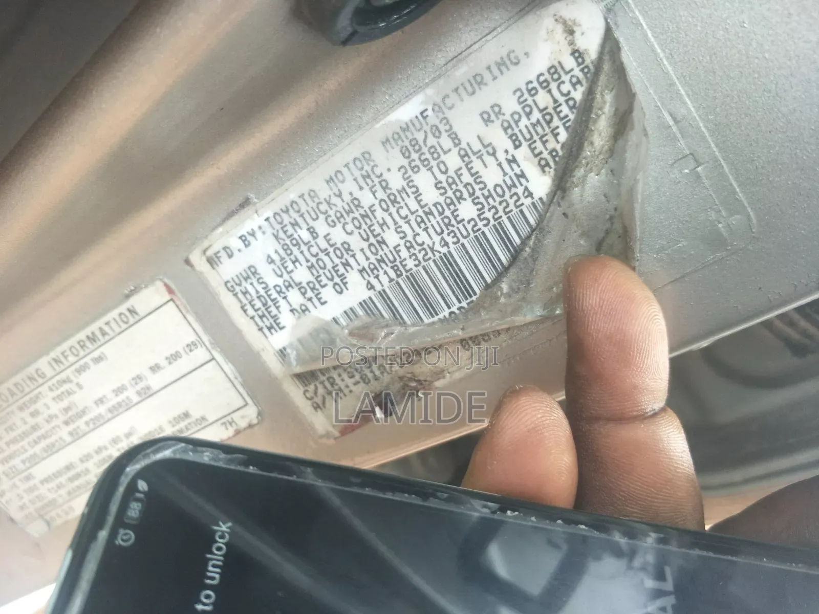 Toyota Camry 2003 Silver