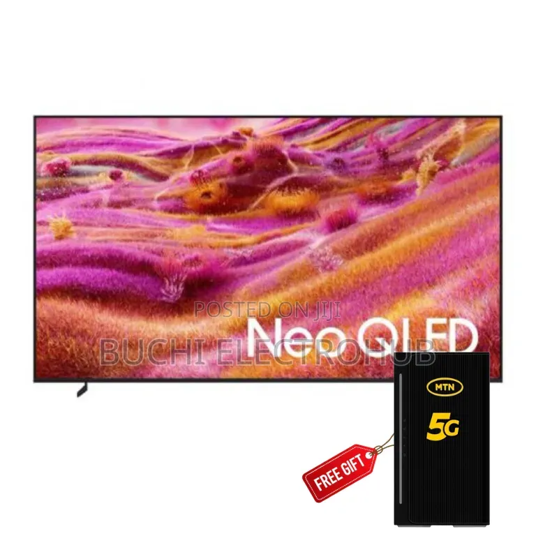 Samsung 115′′ Inch Neo Qled TV (Qa115qn90fuxke) + MTN 5g Router