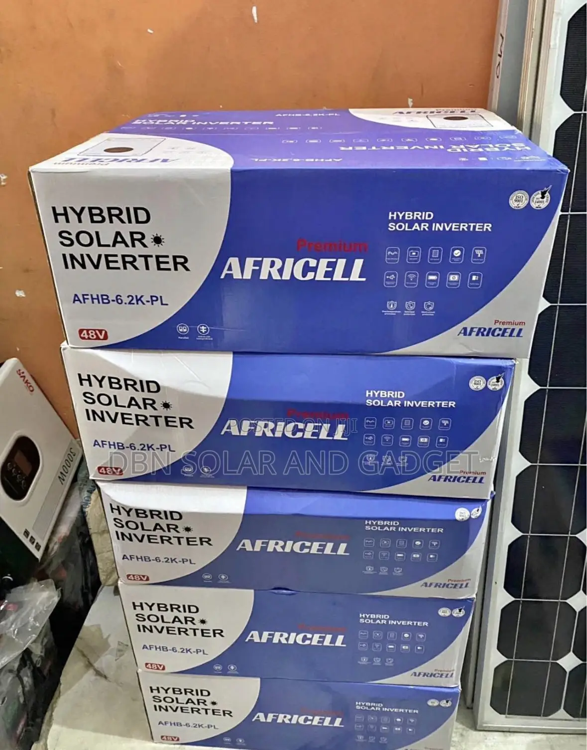 6.2kva 48v Africell Solar Inverter Hybrid Very Good Quality Product