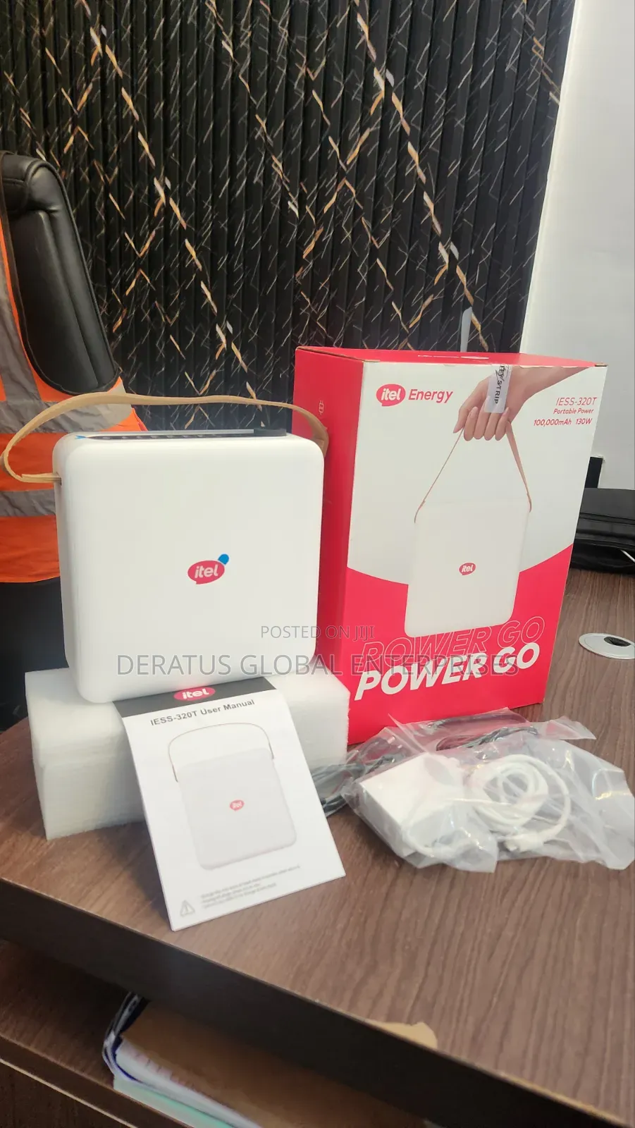 Itel Energy Power Go 130w Solar Generator, 100,000mah Lithium Battery