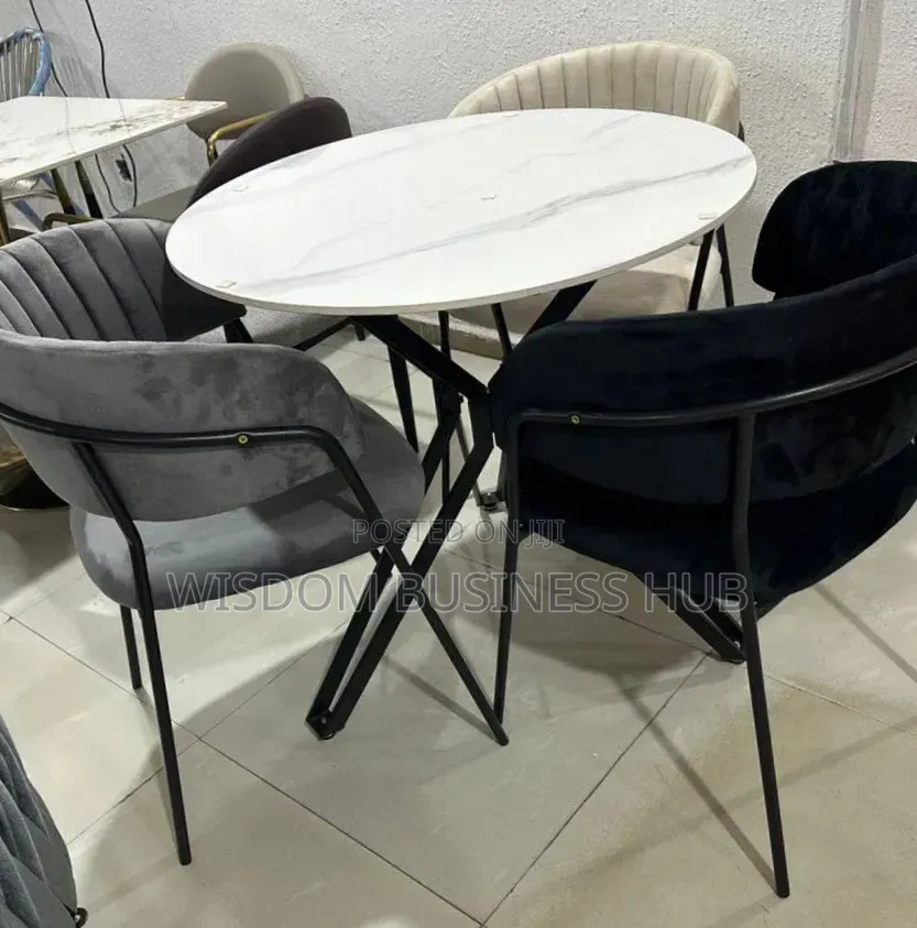 Modern Velvet Dining Set