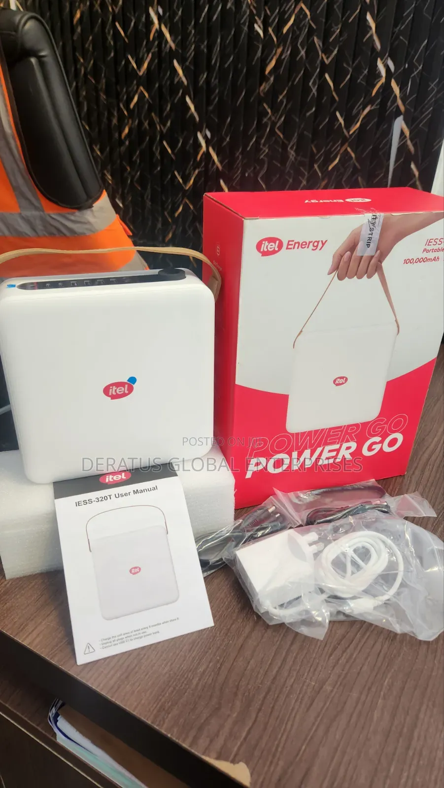 Original Itel powerGo Portable Power Station 130w Backup Power Supply