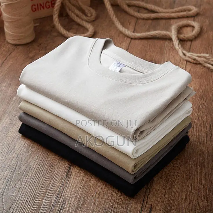 Premium Plain Oversized Unisex Cotton T-Shirt – Soft Casual Tee