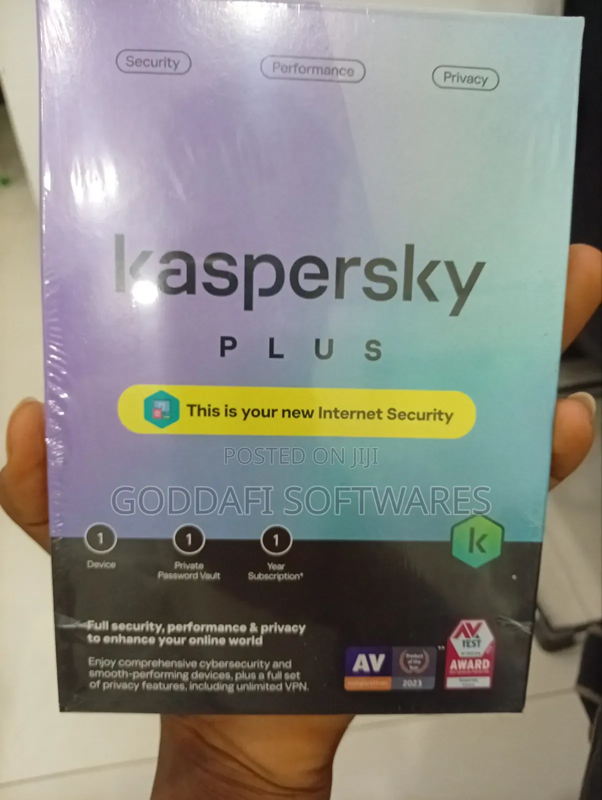 Kaspersky Plus Antivirus 1 User 1 Year | Goddafi Stores