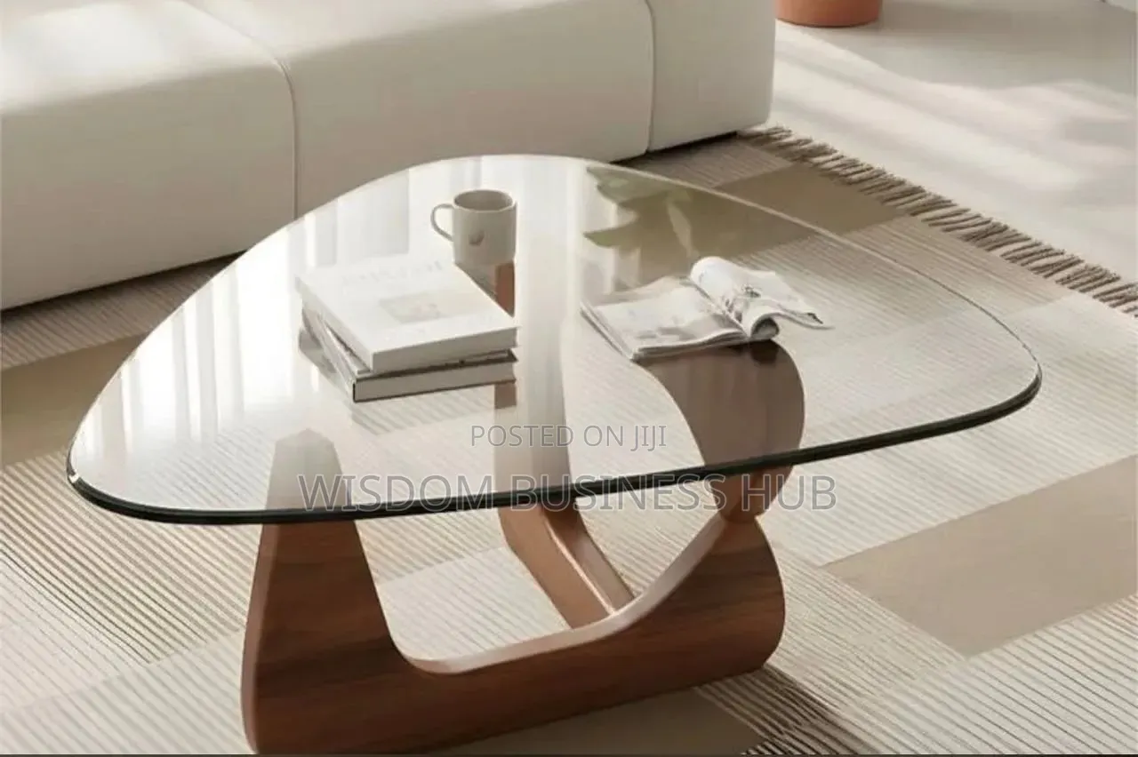Sculptural Glass Coffee Table