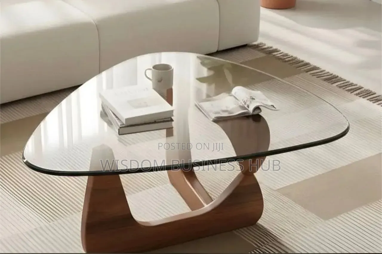 Sculptural Glass Coffee Table