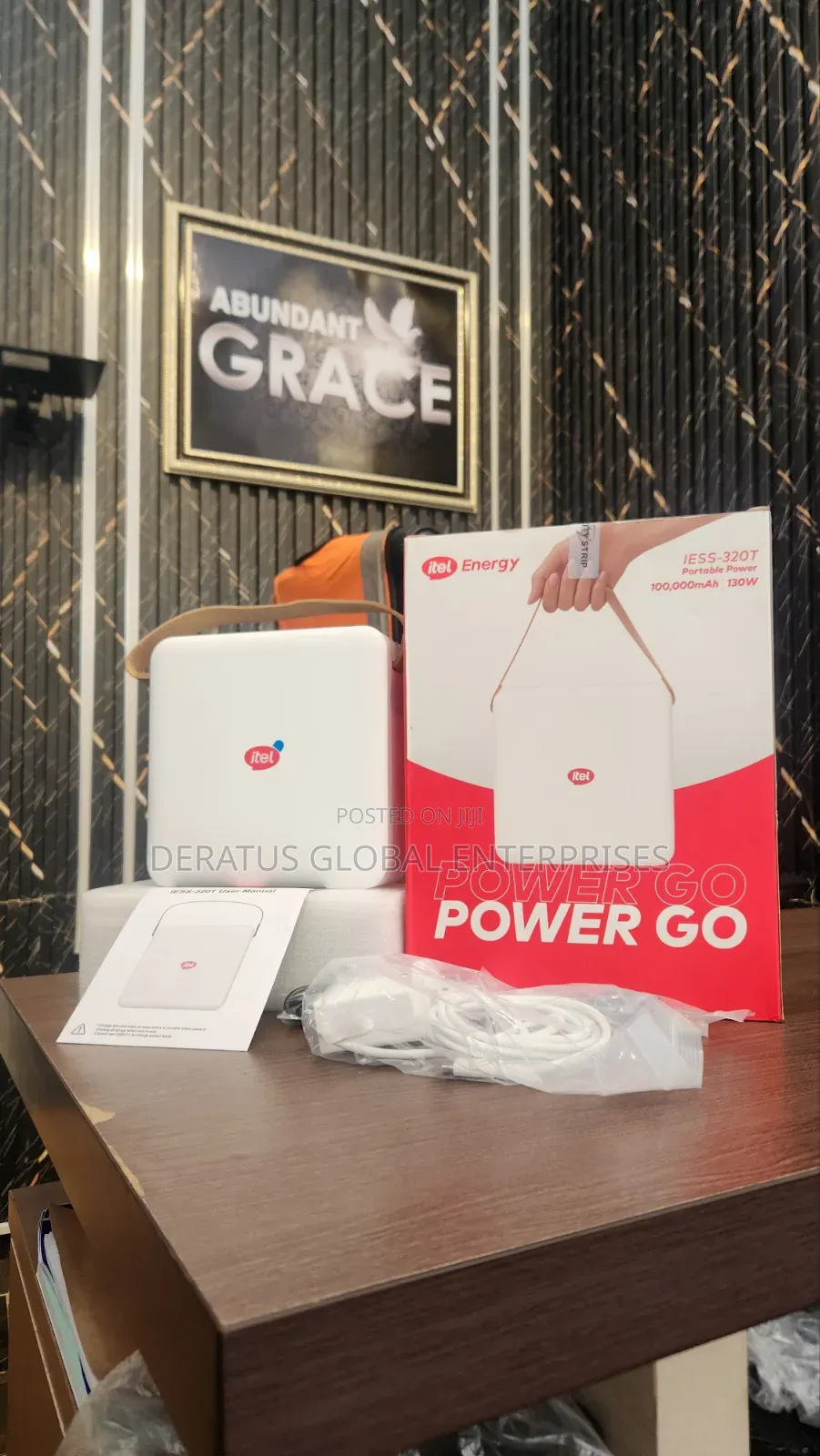 Portable Itel Solar Power Generator 130w_fast Charging Backup Battery