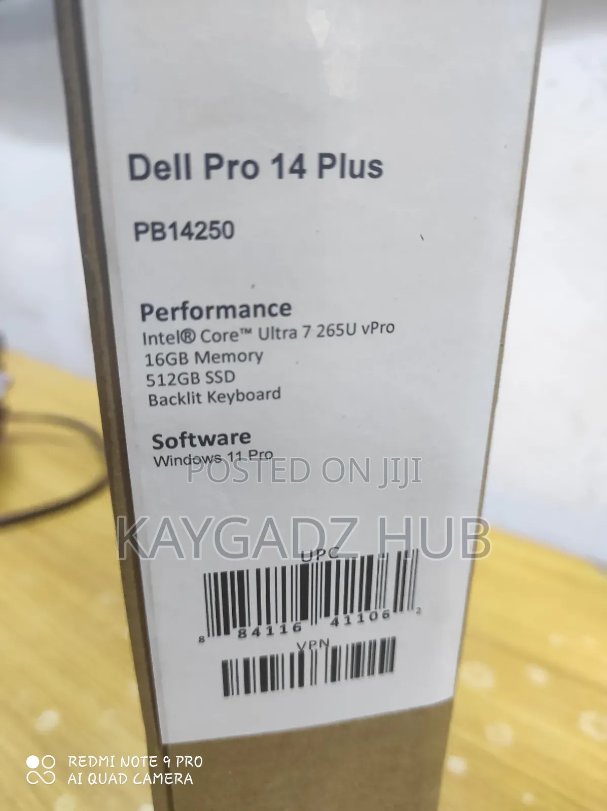 New Laptop Dell Pro Plus 14 16GB Intel Core Ultra 7 SSD 512GB