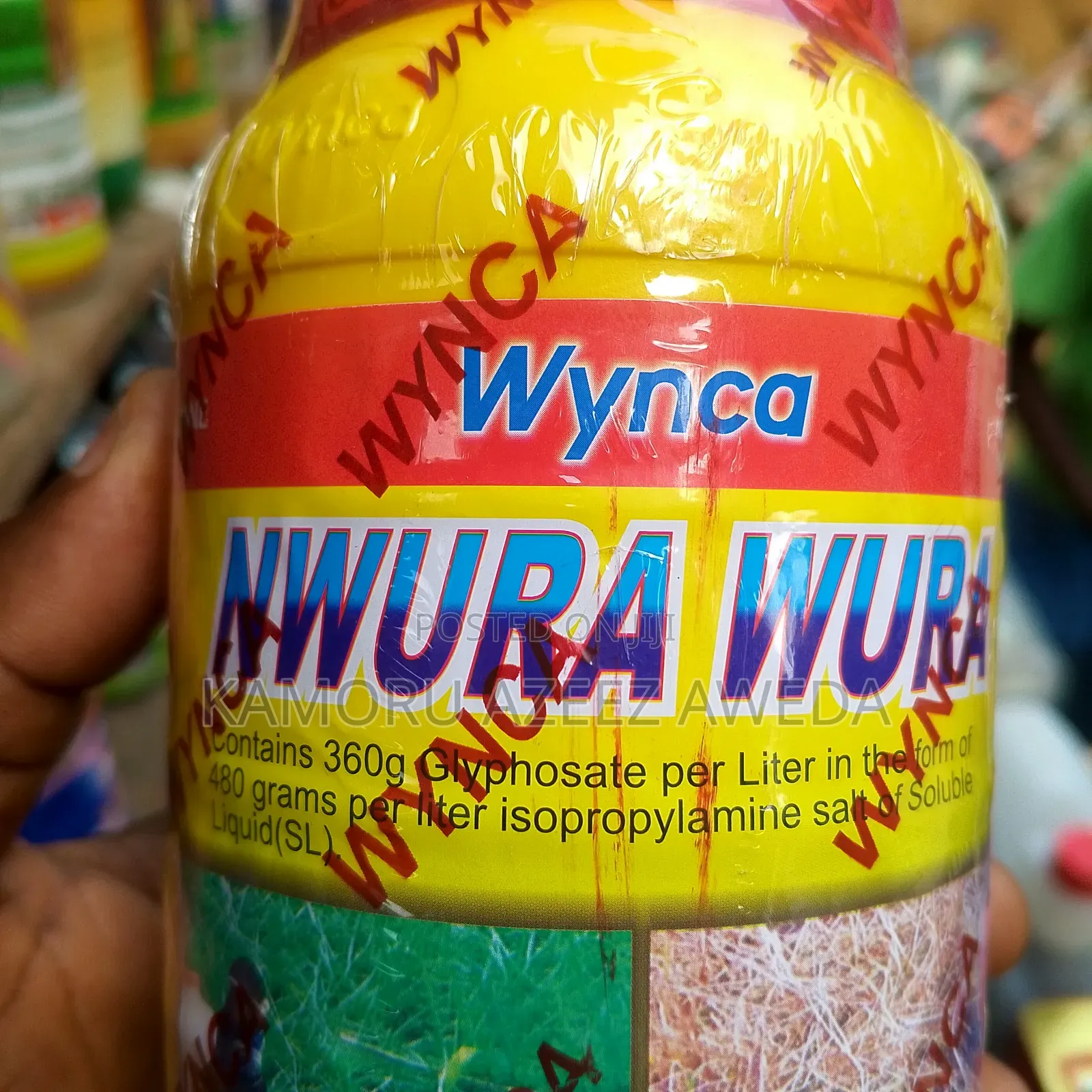 NWURA WURA Chemical for Grass Work Perfectly Original 1liter