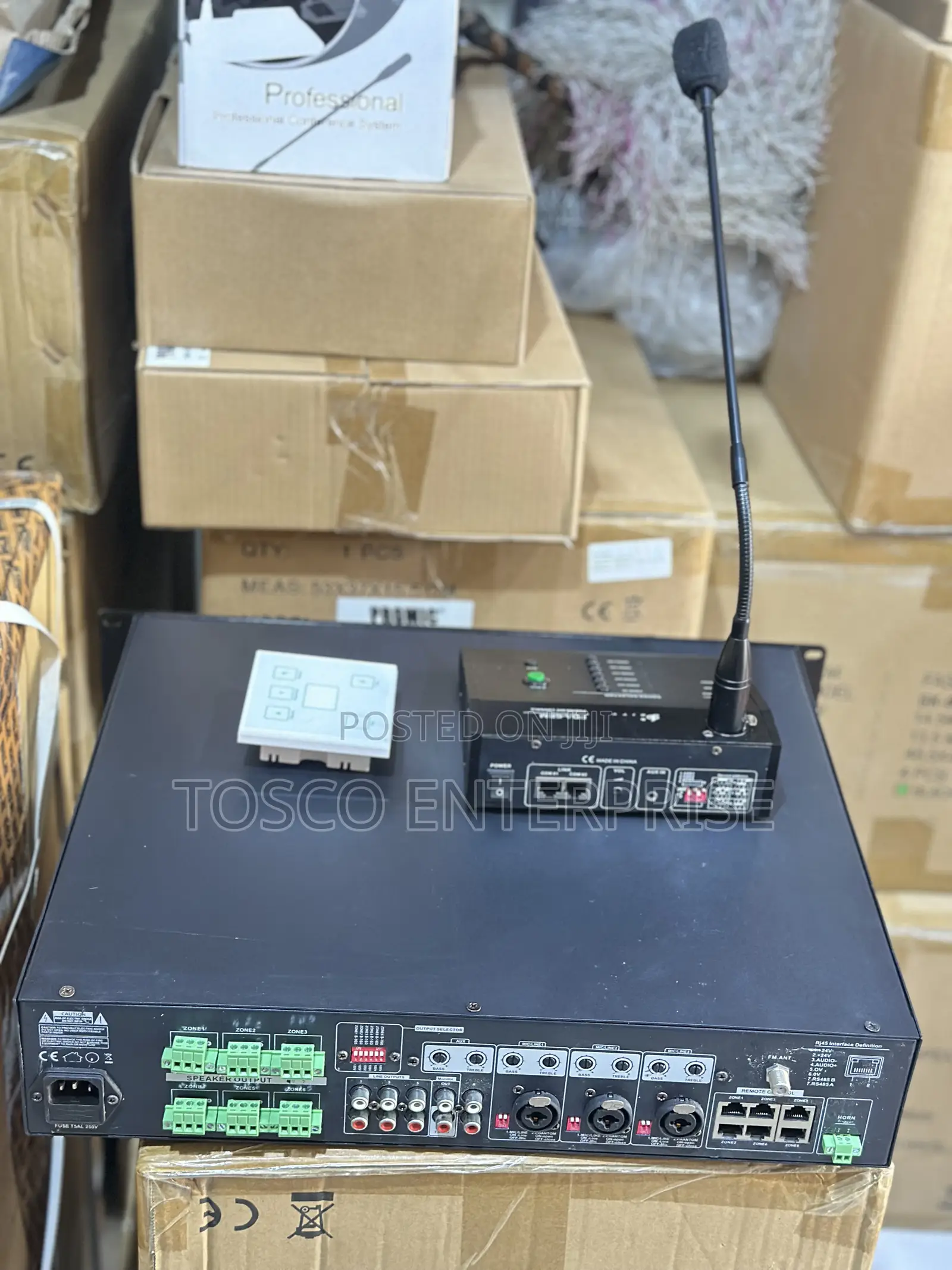 Call Station PROMIC 6 Zone Public Address System | Paging Microphone