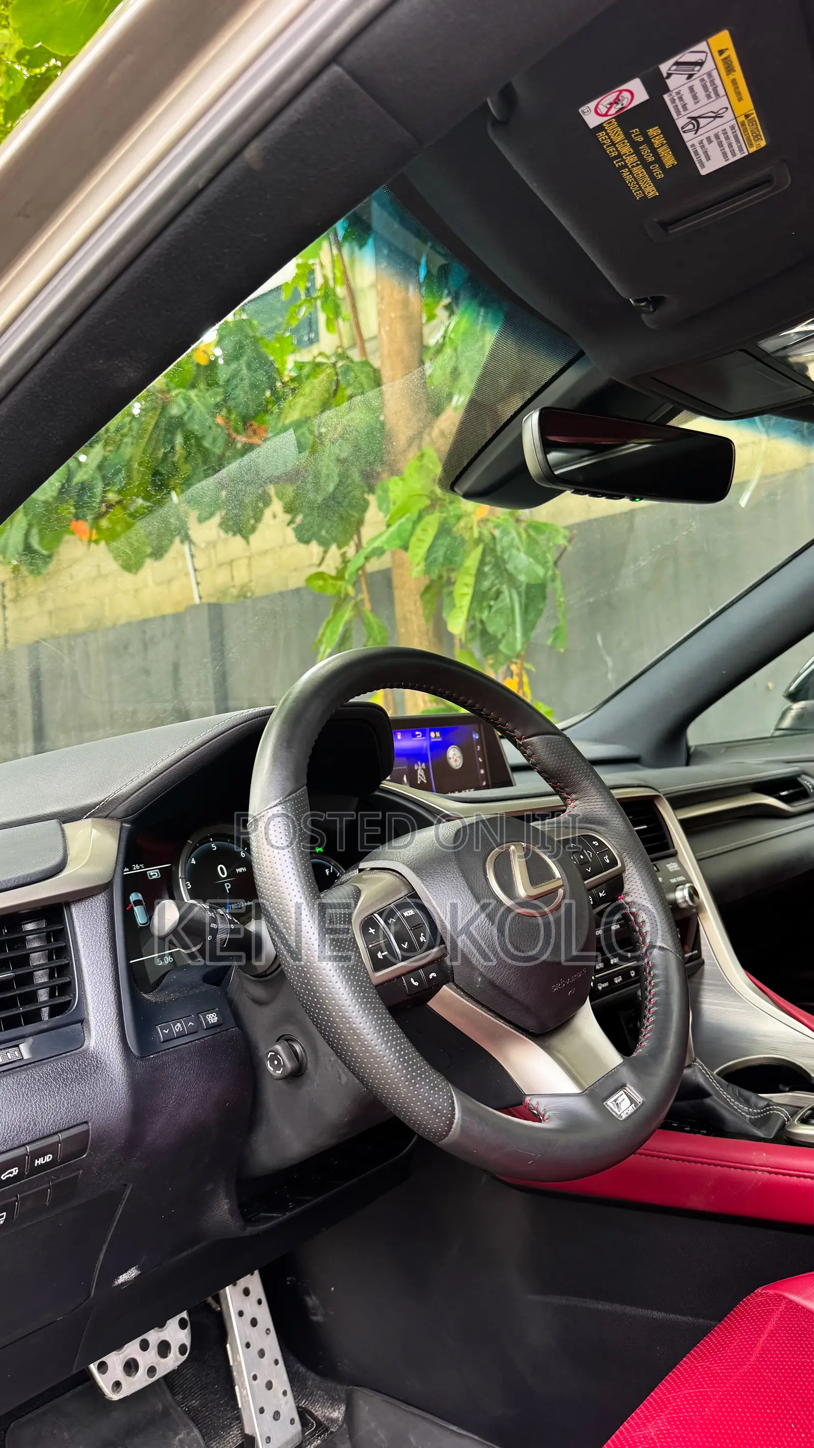 Lexus RX 350 F Sport AWD 2017 Gold