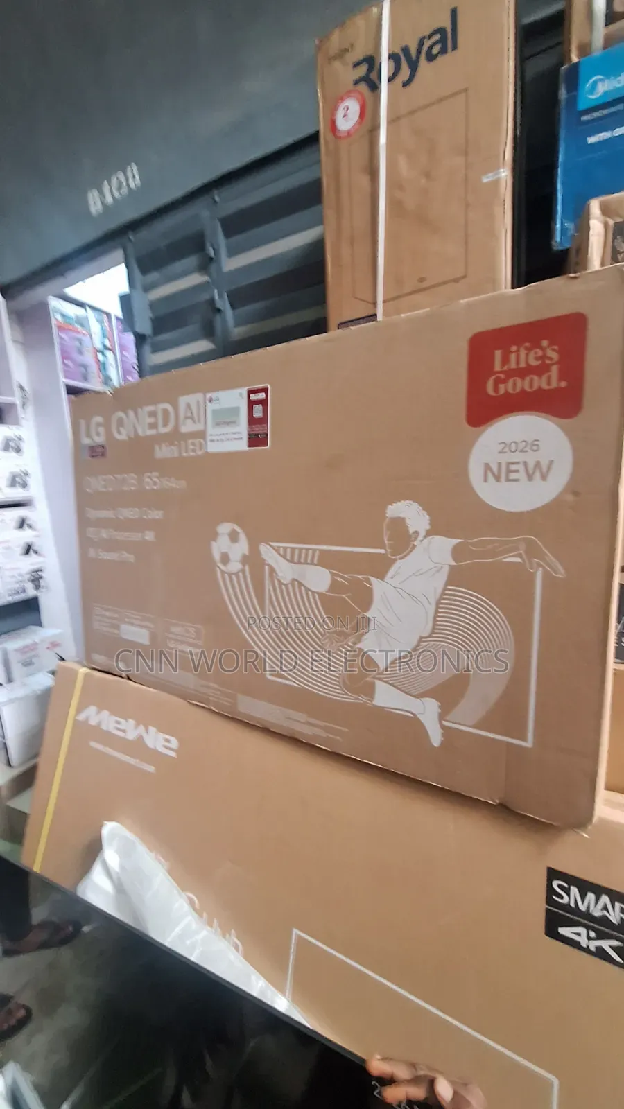 2026Made Original LG QNED 65"inches Smart TV Flameless Bluetooth