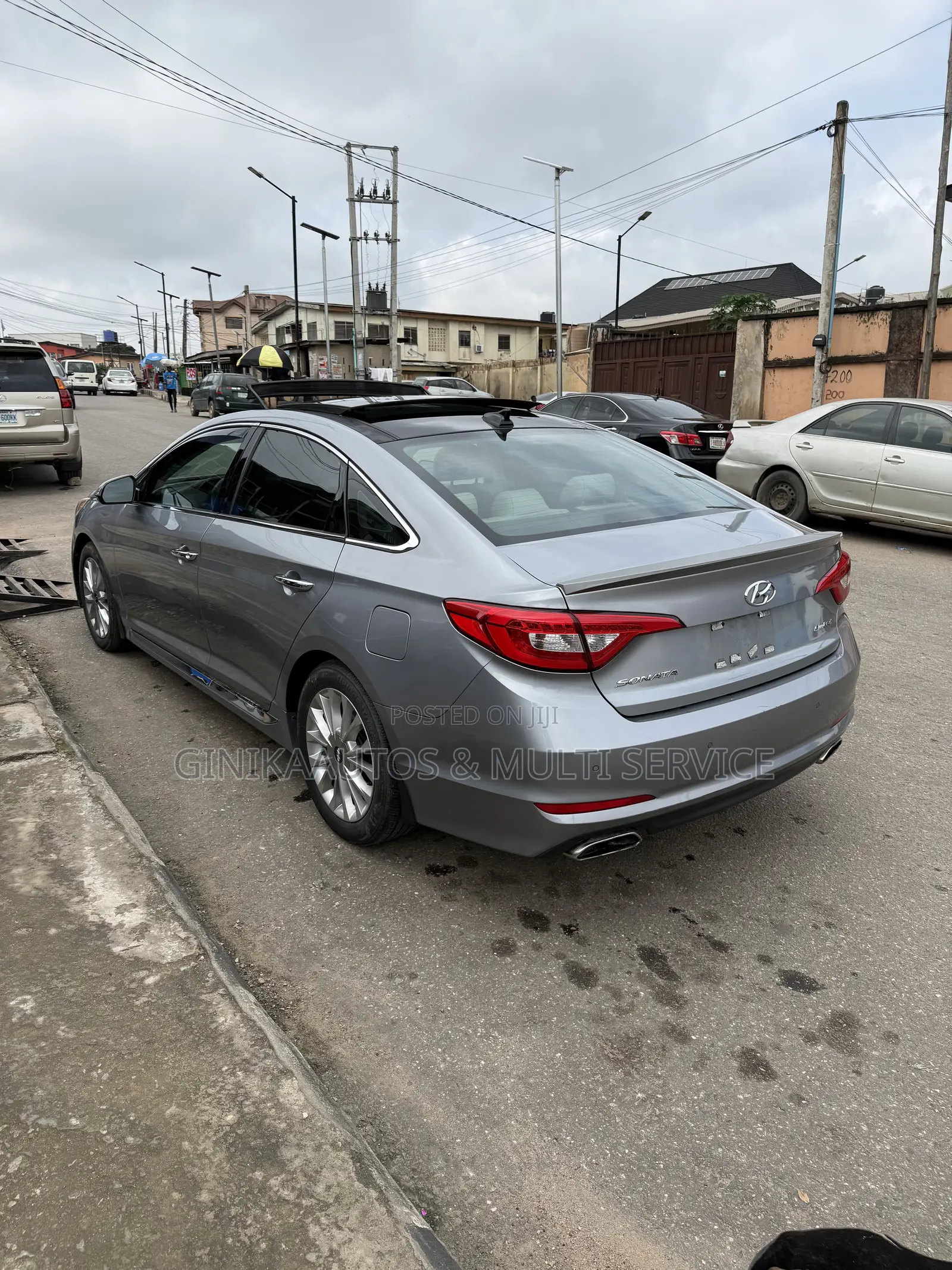 Hyundai Sonata Limited 4dr Sedan (2.4L 4cyl 6A) 2015 Gray