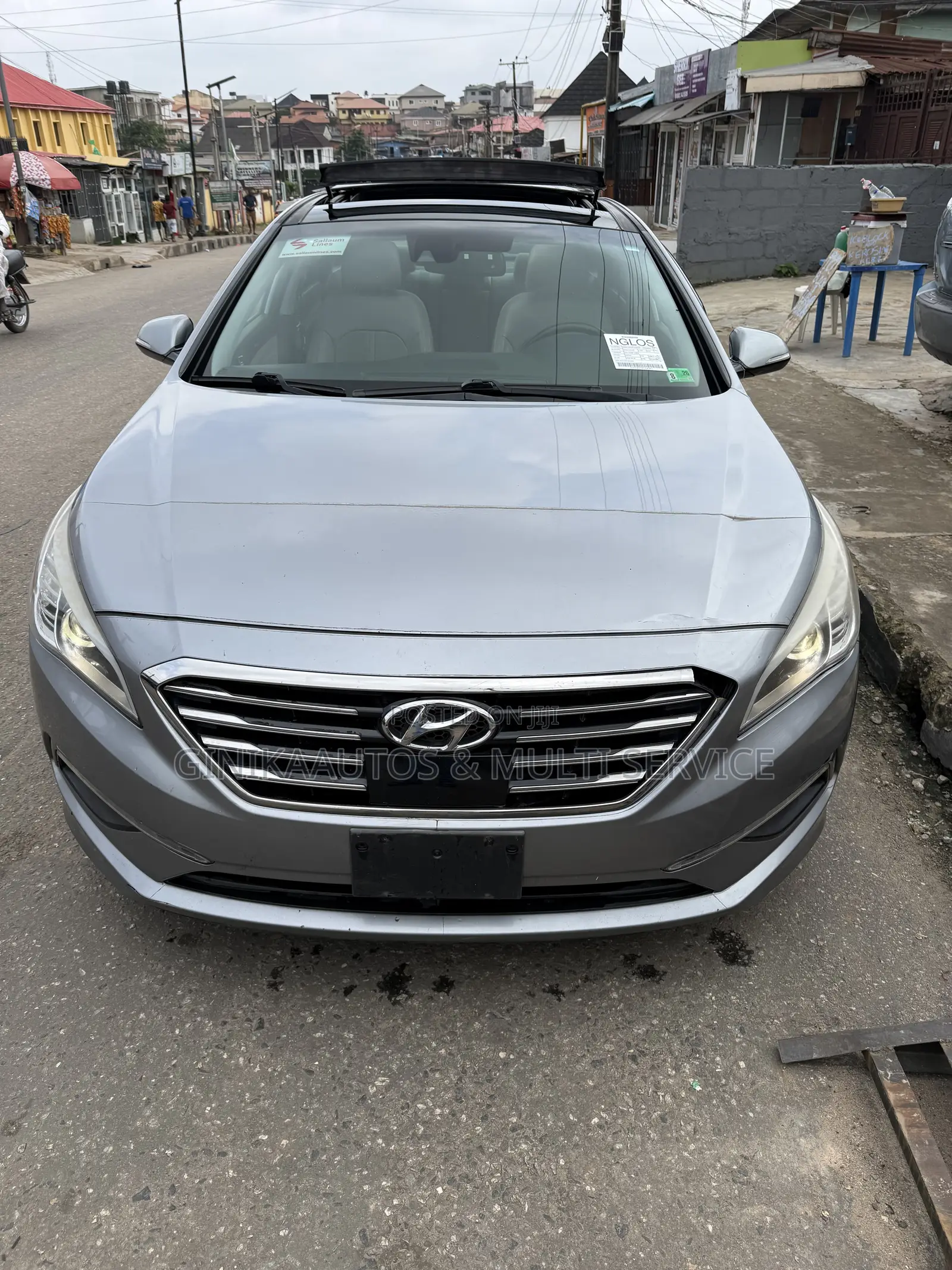 Hyundai Sonata Limited 4dr Sedan (2.4L 4cyl 6A) 2015 Gray