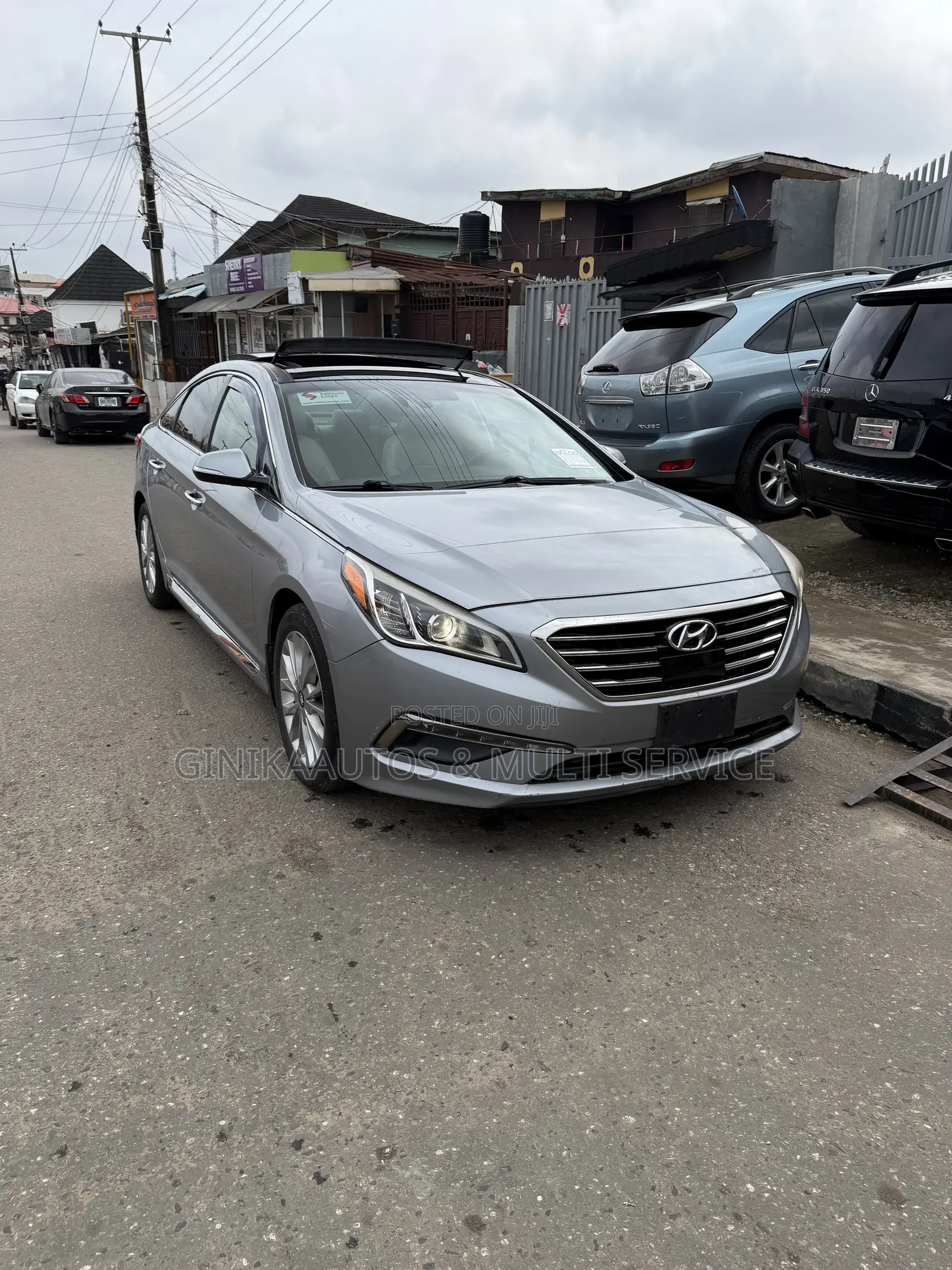 Hyundai Sonata Limited 4dr Sedan (2.4L 4cyl 6A) 2015 Gray