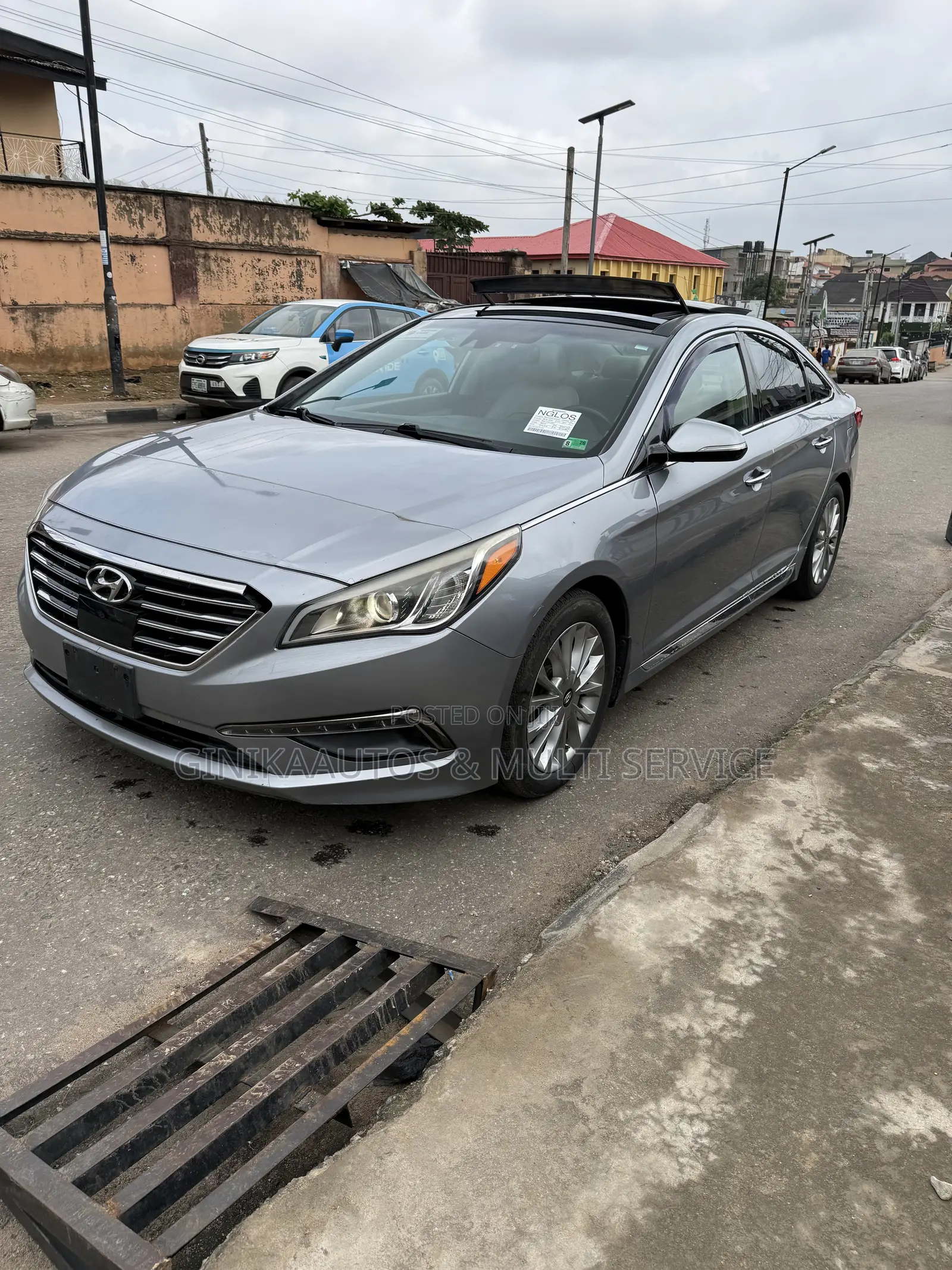 Hyundai Sonata Limited 4dr Sedan (2.4L 4cyl 6A) 2015 Gray