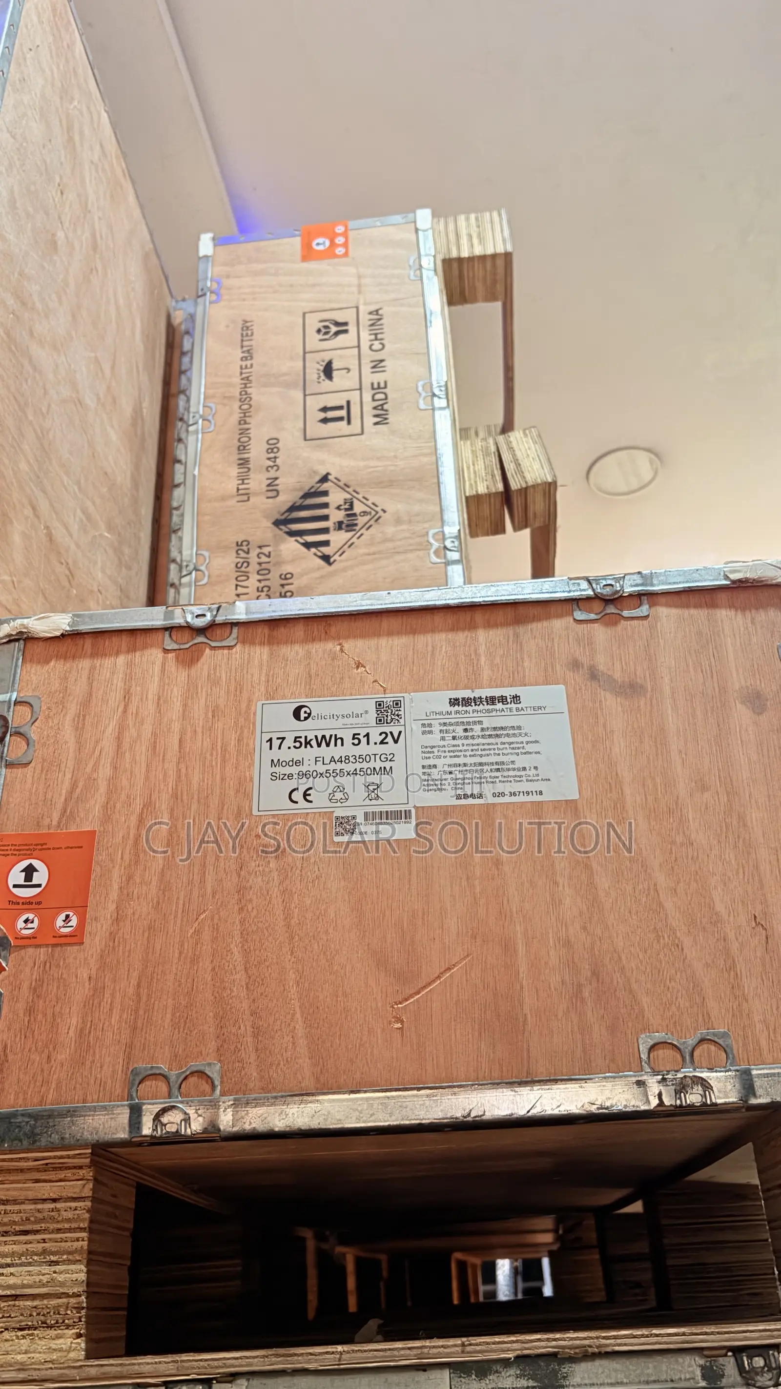 Brand New Felicitysolar 17.5kWh 51.2V Lithium Inverter Battery