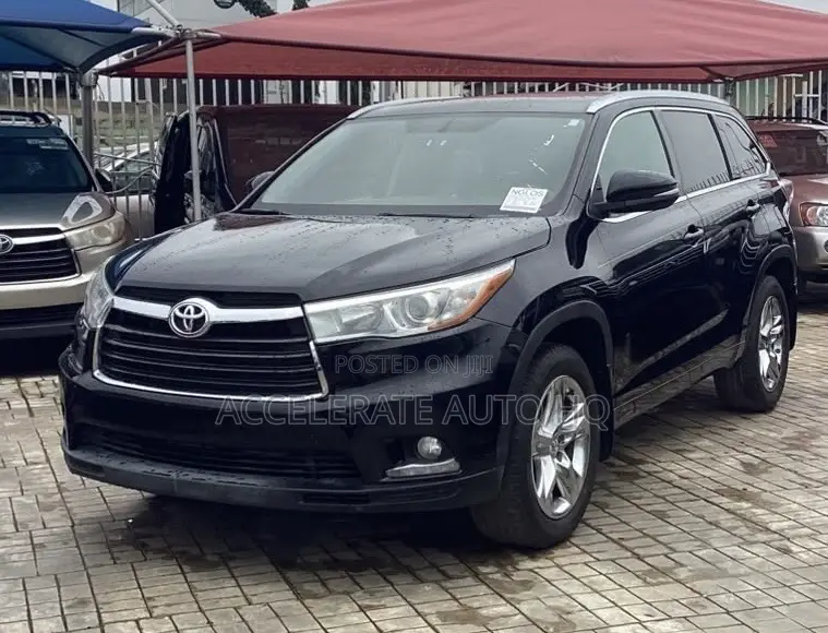 Toyota Highlander Limited V6 4x4 (3.5L 6cyl 6A) 2016 Black