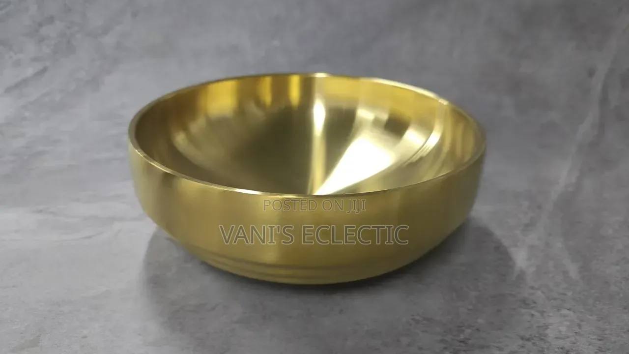 Insulated Gold Bowls