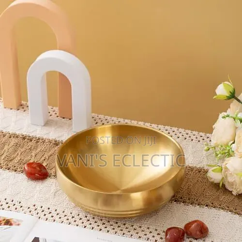 Insulated Gold Bowls