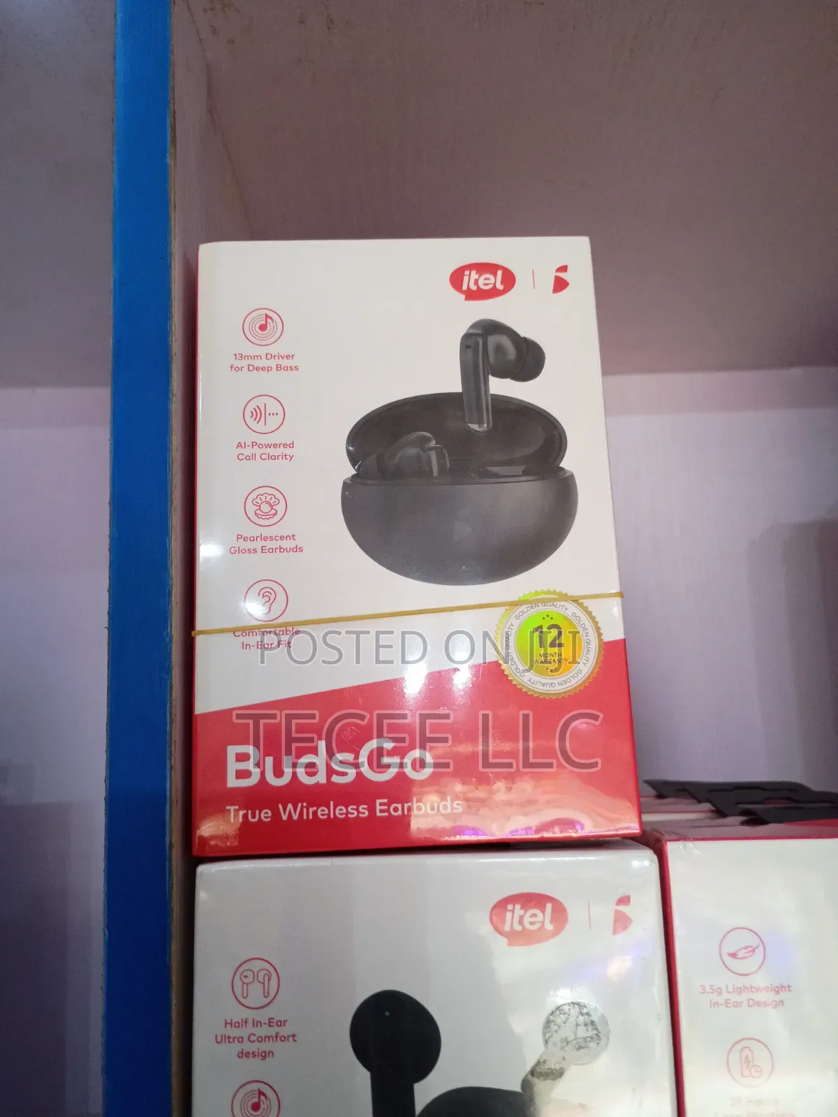 ITEL BudsGo - True Wireless Earbuds