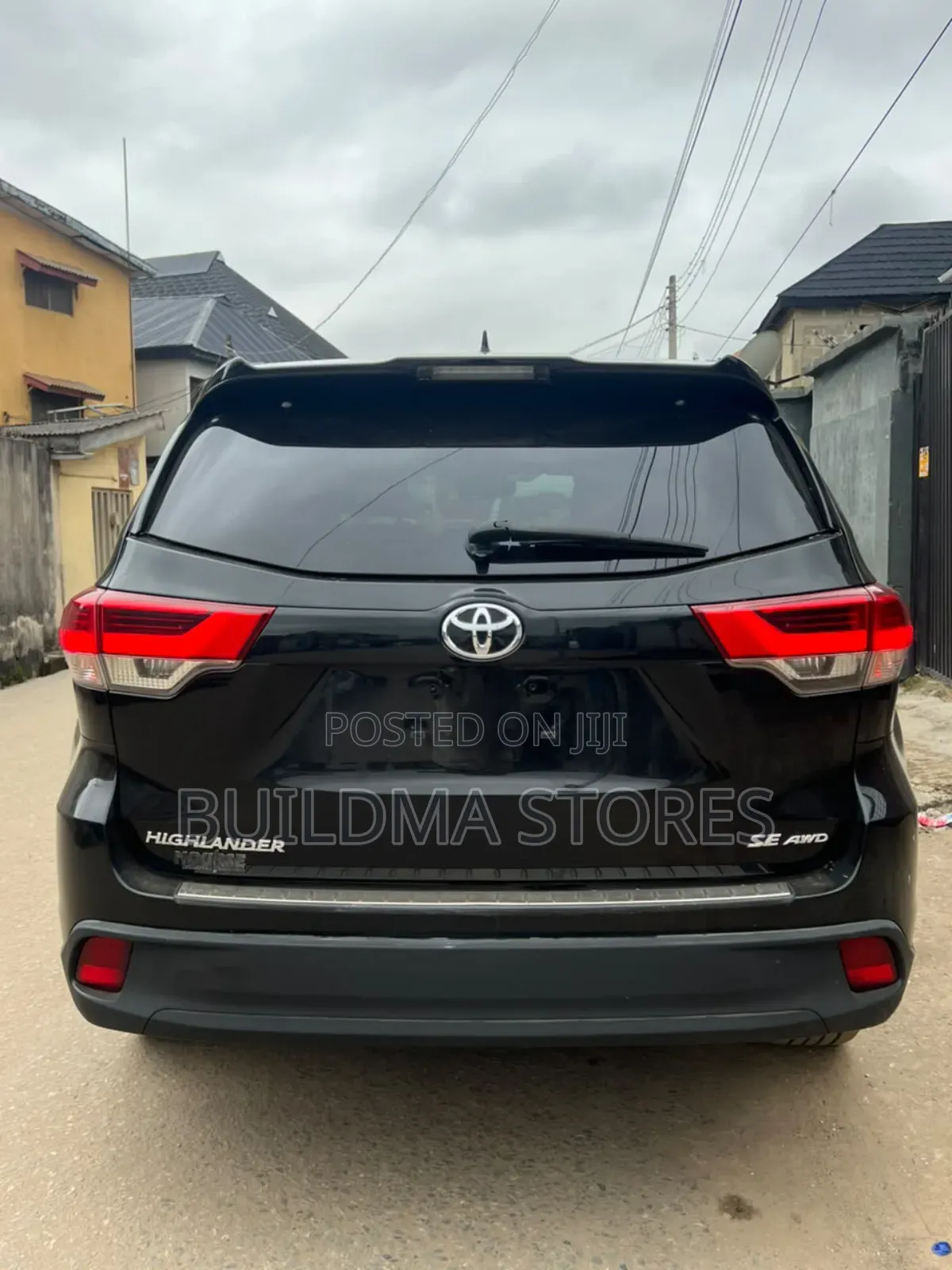 Toyota Highlander SE 4x4 V6 (3.5L 6cyl 8A) 2018 Black
