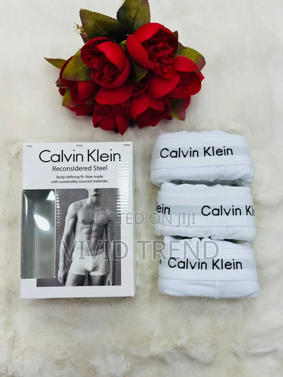 3in1 Original Calvin Klein White Cotton Brief