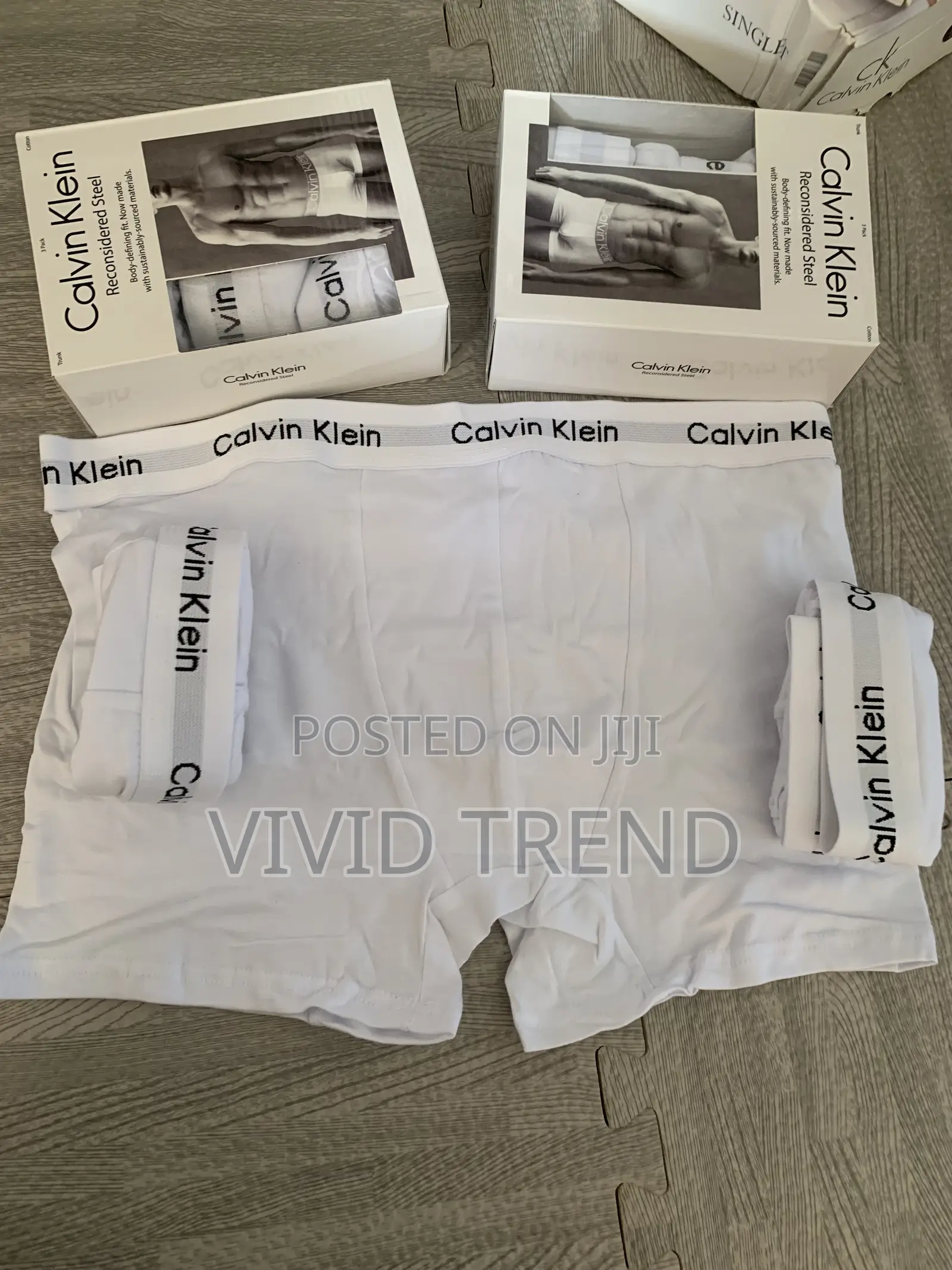 3in1 Original Calvin Klein White Cotton Brief