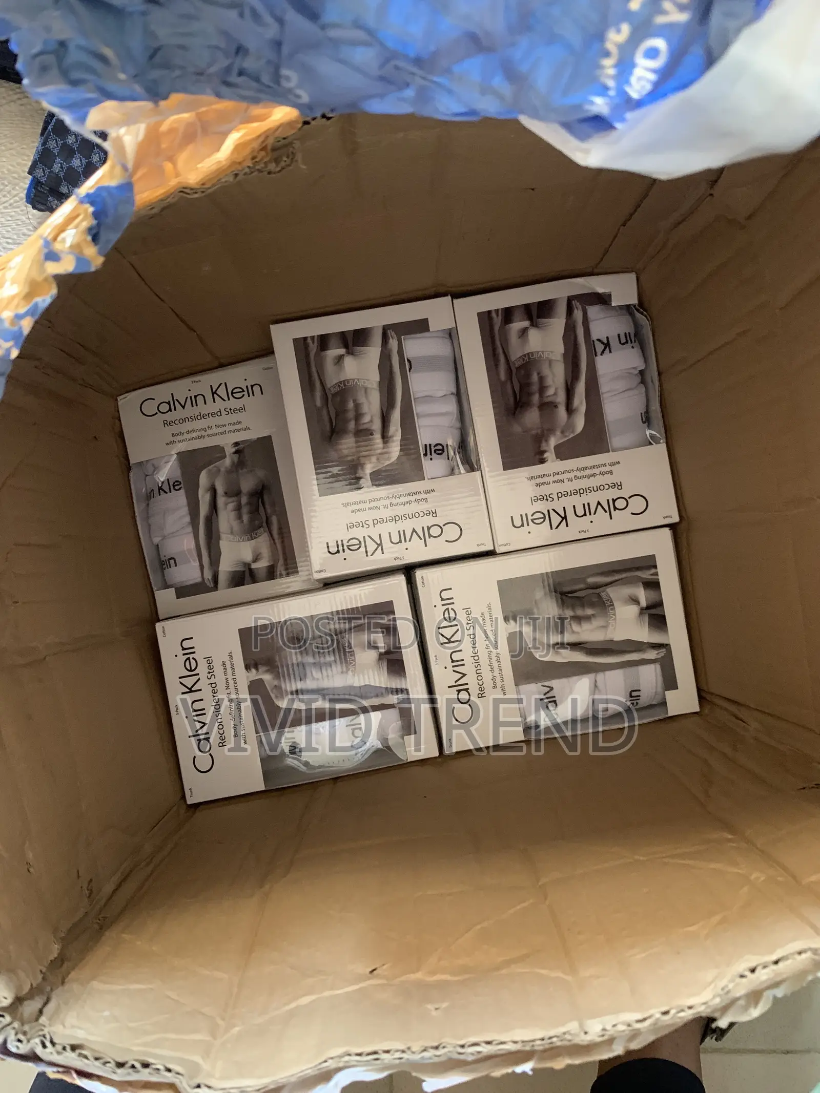 3in1 Original Calvin Klein White Cotton Brief